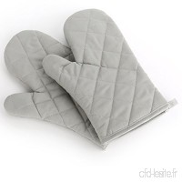 Isolant thermique spécial gants de cuisson du four et des gants résistants à la chaleur  1 paire gris - B07FQNL8CK